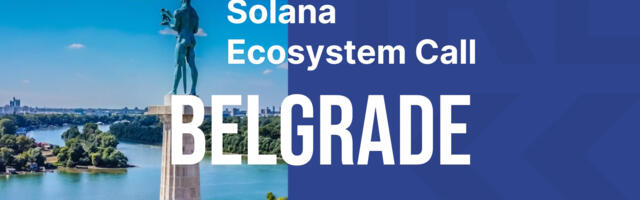 Upoznajte Solana ekosistem i druge učesnike u Beogradu u petak, 5. aprila