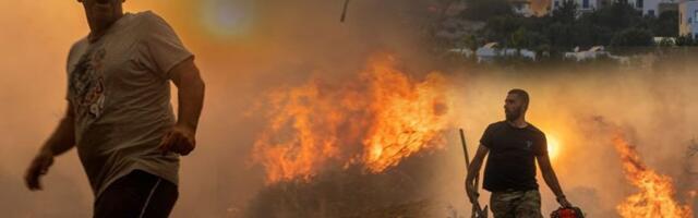 U TOKU JE EVAKUACIJA NA GRČKOM OSTRVU! Veliki požar se oteo kontroli, dignuta avijacija! Meštanima poslata HITNA poruka! (FOTO/VIDEO)