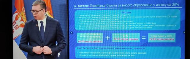Predsednik Srbije: Nimalo nisam uplašen, volja naroda jasnija je nego ikad