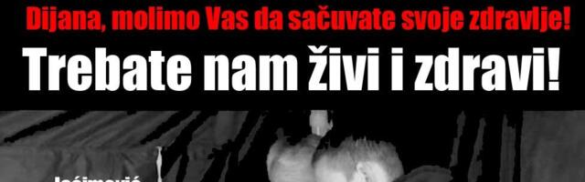 Protest podrške Dijani Hrki Milomiru Jaćimoviću sutra u Kraljevu