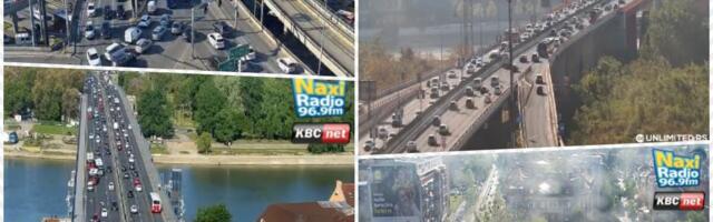 OZBILJAN PROBLEM DOĆI DO CENTRA GRADA: Ogromne gužve oko Takovske i u Bulevaru despota Stefana, ni u Poenkareovoj nije ništa bolje (FOTO)