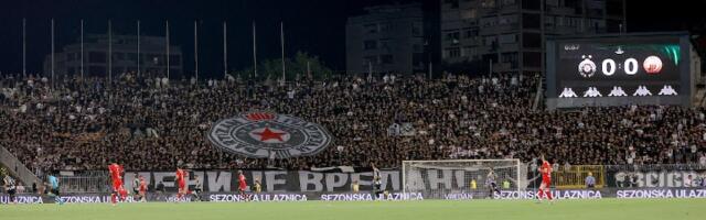 UEFA ponovo kaznila Partizan: Crno-beli moraju da plate 34.000 evra