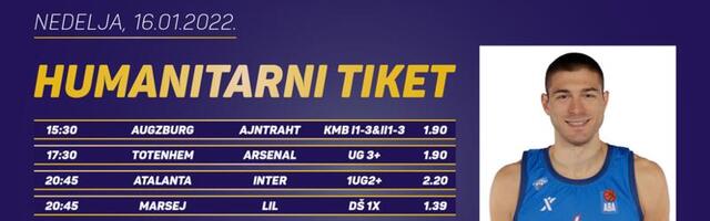 2046. Humanitarni tiket u podne: Marko Jošilo tipuje za Udruženje Čep za hendikep