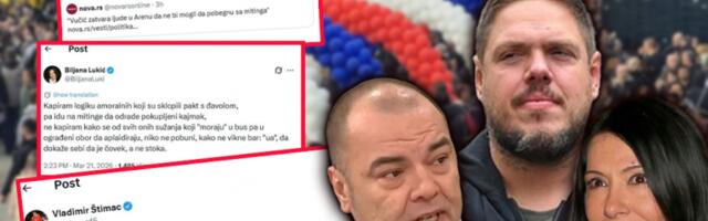 SKANDALOZNO! MRZITELJI SOPSTVENOG NARODA U TRANSU: Štimac, Ješić i Lukićka horski vređaju Srbiju! Za njih su građani životinje i stoka, a Arena zoološki vrt!