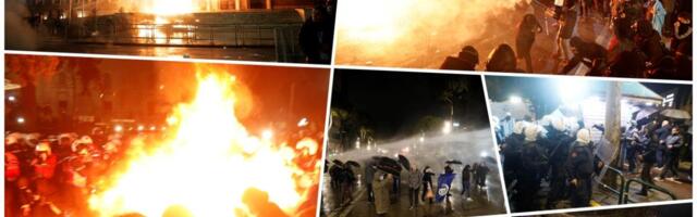 HAOS U TIRANI: Protest ispred vlade, demonstranti se sukobili s policijom