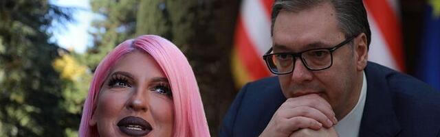 KOBRE DOBILE "POMOĆ" Karleuša kao "TELOHRANITELJ" Aleksandra Vučića