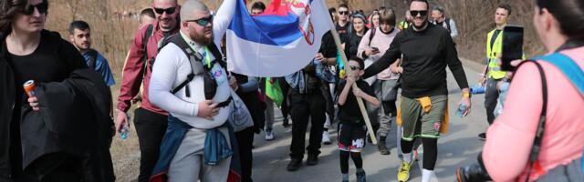 Razgovor sa najmlađim učesnikom šetnje sa studentima (VIDEO)
