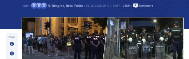 Pokušaj upada policije na Pravni je rušenje autonomije univerziteta