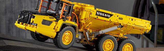 Lego Technic 6×6 Volvo ide, upravlja i istovaruje na daljinski