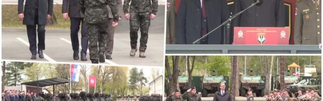UŽIVO KOBRE DANAS SLAVE SVOJ DAN! Predsednik Srbije pozdravio vojnike na proslavi Odreda Vojne policije specijalne namene (FOTO)