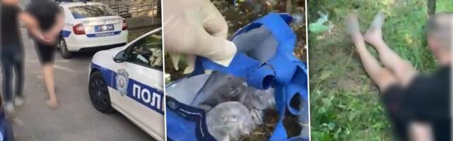 Uhvaćeni na delu: Inspektori sa Čukarice u šumi presreli dvojicu dilera sa stotinama paketića droge (FOTO/VIDEO)