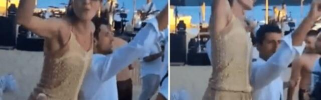 NOVAK I JELENA PALI U TRANS... Neviđena ludnica! Nastao je haos kada su čuli "Koktel ljubavi"! (VIDEO)
