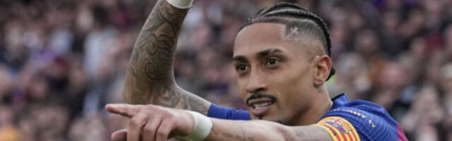 Хет-трик Рафиње у победи фудбалера Барселоне против Севиље