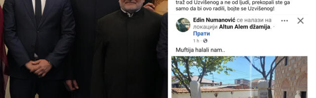 Dudićev ministar nastavio da vrijeđa rah. Muftijin mezar i nakon skupa