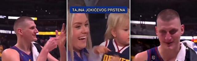 Šta Jokić s parketa pokazuje ćerkici? Oduševljava