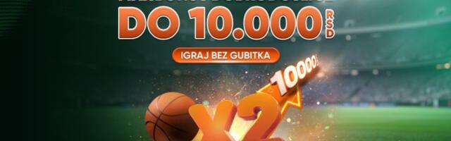 Duplo jači MaxBonus dobrodošlice do 10.000 dinara!
