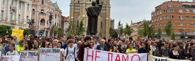 VIDEO Protest "Odbrana Jovine": "U septembru neke da dočekamo, a neke da ispratimo"
