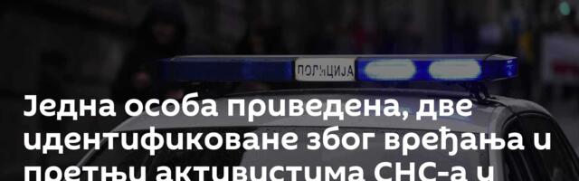Једна особа приведена, две идентификоване због вређања и претњи активистима СНС-а у Кули