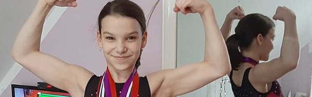 Gimnastičarka Anđela Živanov ponovo briljirala na takmičenju (Foto)