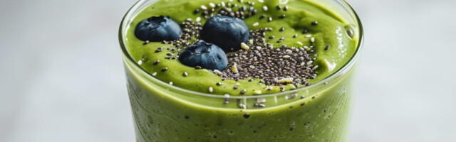 Ovaj matcha smoothie daće vam stabilnu energiju, a sadrži i borovnice i urme