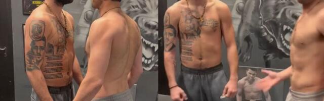 Veljko Ražnatović "streljao pogledom" protivnika pred meč, ovaj ostao u čudu posle suočavanja!