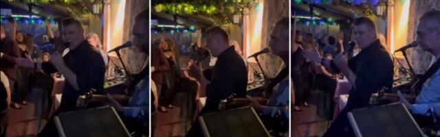 Savo Milošević u provodu sa sinom uzeo mikrofon