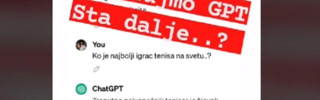 Ubedio veštačku inteligenciju da je Novak najbolji ikada (VIDEO)