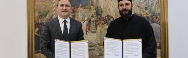 Selaković potpisao ugovor za obnovu manastira Manasija vredan gotovo 90 miliona dinara
