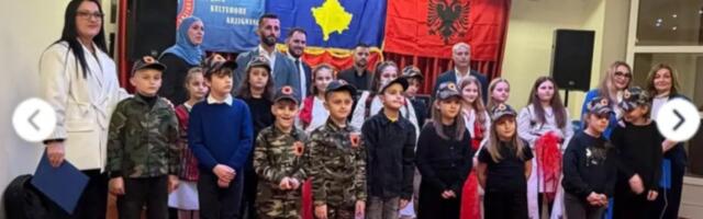 Jezive scene! Militarizacija u srcu Italije: Albanska deca paradiraju u uniformama OVK