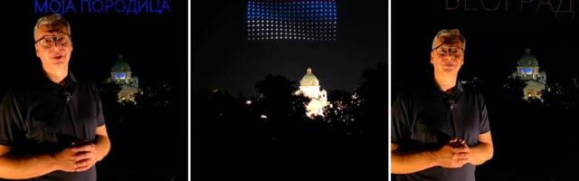 Dron-šou je bio predivan! Odjeknula udarna poruka Vučića - Vidimo se sutra! (VIDEO)