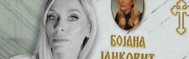 VODITELJKI PINKA PORODICA PODIGLA SPOMENIK PRED GODIŠNJICU SMRTI! Slika Bojane Janković i poruka na grobu REŽU POPUT ŽILETA! (VIDEO)