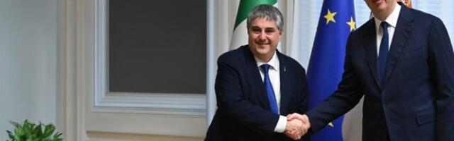 Vučić sa Vinom: Predsednik izrazio zahvalnost na doslednoj podršci Italije na evropskom putu Srbije (FOTO)