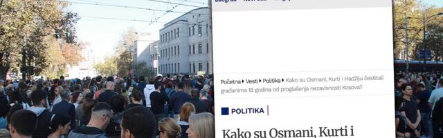 ZA TABLOID DANAS NAŠA JUŽNA POKRAJINA JE "NEZAVISNA DRŽAVA KOSOVO"! Blokaderski medij piše o godišnjici nezavisnosti u Prištini kao da je albanski portal