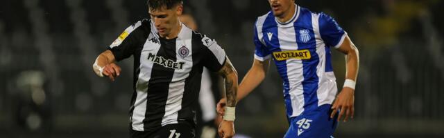 PARTIZAN – OFK BEOGRAD Kakva odbrana Popovića! Golman Romantičara zaustavio projektil Natha /VIDEO/