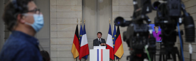 OBNOVA EKONOMIJE: Merkel i Makron podržali uvođenje EU obveznica