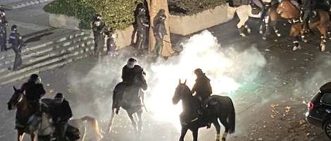 Neredi na protestima u Ljubljani, povrijeđeno više ljudi