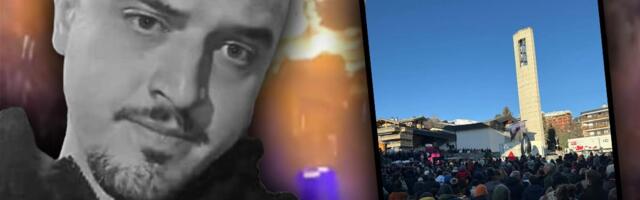 ODRŽAN MINUT ĆUTANJA U KRAN-MONTANI ZA STRADALOG SRBINA: Naš Stefan je poginuo kao heroj spašavajući druge iz zapaljenog bara, takav se ne rađa dva puta (foto)