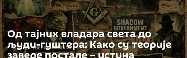 Од тајних владара света до људи-гуштера: Како су теорије завере постале – истина