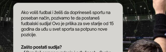 Škola za sudije u Fudbalskom savezu Niša - kurs traje mesec dana, prijave do 15. januara