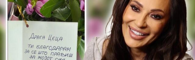 Ceci stigao veliki buket cveća! Folk diva dobila i neobično pismo, reči su je raznežile - sve javno podelila