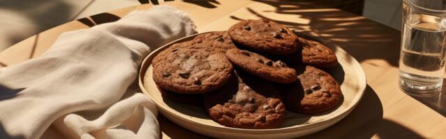 Hrskavi pečeni kolačići od badema i čokolade