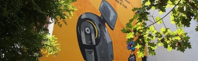 Mural pobune na Novom naselju: Robot iz „Ratova zvezda“ šalje poruku protiv tiranije