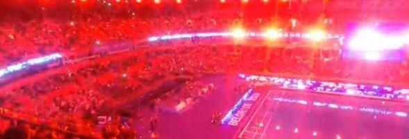 SPEKTAKL U ARENI: Više od 12.000 navijača na najvećem vaterpolo klasiku Srbija - Mađarska