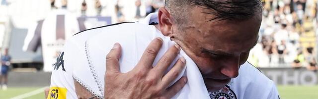 Natho se golom, suzama i pobedom oprostio od Partizana (VIDEO)