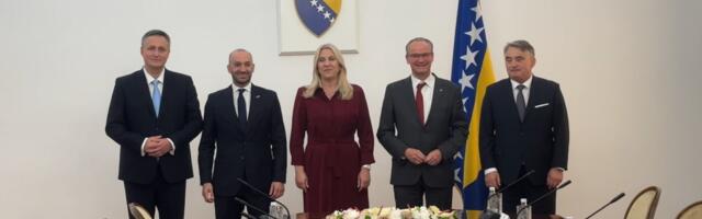 Njemački i francuski ministri za Evropu sa članovima Predsjedništva BiH u Sarajevu