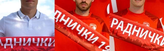 Nova lica na "Čika Dači": "Radnički 1923" ozvaničio još tri transfera