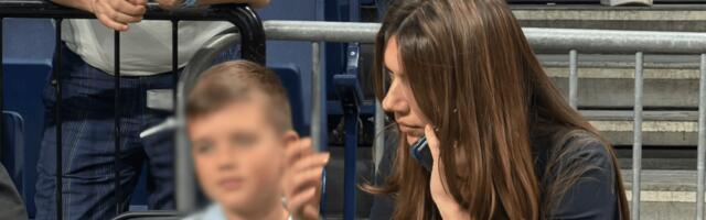 Dirljive scene u Areni: Supruga i sin Edina Avdića gosti Partizana