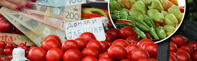NA PIJACAMA U SRBIJI TEŠKA DERAČINA, BEOGRAD JE POSEBNA PRIČA: Paradajz 700, paprika 600, a tek krompir!