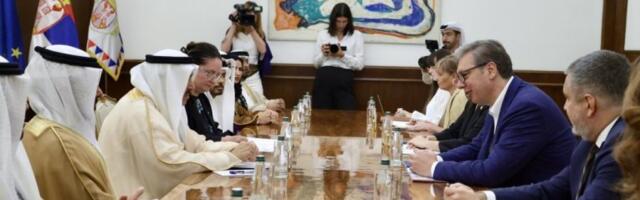 VUČIĆ POSLE SASTANKA SA GOBAŠEM: UAE jedan od najznačajnijih partnera Srbije (FOTO)