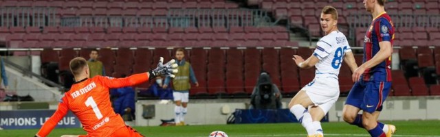Mark Andre Ter Štegen - četiri reči i četiri ruke! Dinamo junački poginuo u Barsi (VIDEO)